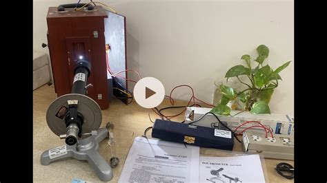 polarimeter working video|which lamp used in polarimeter.